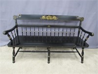 TELL CITY CHAIR CO. PLANKSEAT SETTEE: