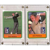 (2) 1981 Donruss Jack Nicklaus Rookie Cards