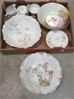 Floral Serving Bowls, Azalea Creamer & Sugar, Misc