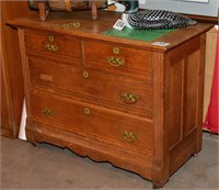 Antique oak dresser - good, solid condition -