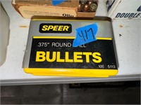 Speer -.375" Round Ball Bullets - IL FOID REQUIRED
