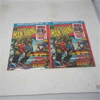 2X Sealed Man-Thing Laughing Dead Comic & 45