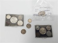 lot of silver coins