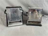 Pair of Retro Flip Down Toasters