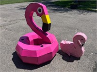 Huge Cardboard Party Flamingo & Flamingo Piñata