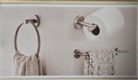 Allen & Roth Harlow Bath Set - Brushed Nickel