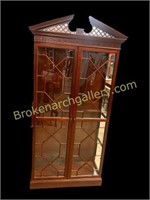 Chinese Chippendale Style Display Cabinet