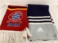 Adidas and F.C. Bayern Scarves