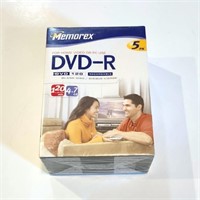 NEW-5 PK Recordable Blank Disc (120min/4.7GB) $25