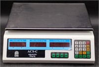 (Q) Electronic Scale ACS-C 66lbx0.01lb, 30kgx5g