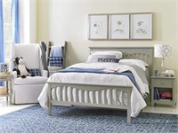 Ti Amo Hana Full Size Bed, Cloud Grey RETAIL$259