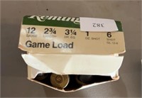 Box of 12, gauge six shot ammo