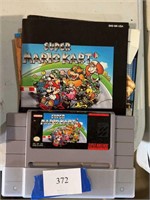 Two super Nintendo games. Super Mario kart,