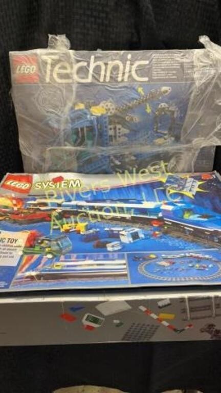 Two boxes of Lego sets