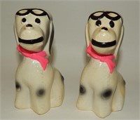 Anthropomorphic Snoopy Style Dogs with Eyeglasses