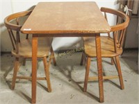 Small Child'sTable With Two Chairs