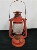 Vintage 12 in red lantern.  No name found
