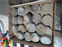 ANTIQUE MASON JAR ZINC LIDS