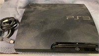 Playstation 3 Video Game Console with cord