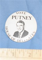 LACY PUTNEY POLITICAL PIN BACK