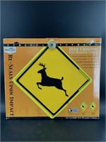 Self healing deer crossing targets with stands in