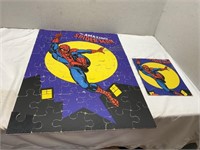Large Vintage The Amazing Spider-Man Puzzle Comple