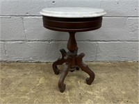 Modern Victorian Style Marble Top Stand