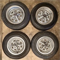 MGB 14" Rostyle Roadster Wheels - Set of 5