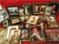 Framed photograph lot.