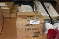 12-6oz champagne glasses