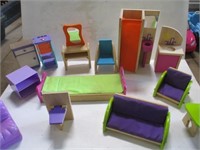 Barbie Furniture Wood and Plasic