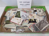 120 old post cards