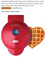 MSRP $15 Heart Shaped Waffle Maker