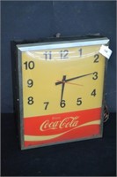 13" x 16" Coca Cola Electric Wall Clock