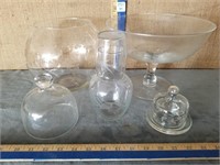 GLASS BOWLS & MISC.