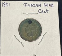 1891 Indian Head Penny