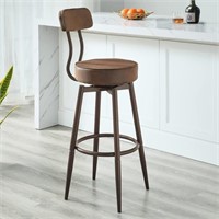 SHOCOKO Industrial Bar Stool with Back for