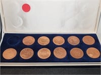 1967 Bronze Foreign Coin Collection