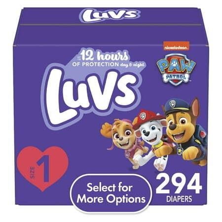 Luvs Diapers Size 1, 294 Count, More Options