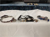 Lot of 3 Matching Bracelets and Ring Sets-New