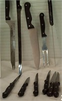 SHOWTIME SIX STAR STAINLESS STEEL SET OF KNIFES