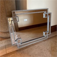 Decorative Rivet Mirror
