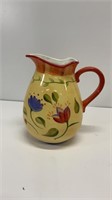 Pfaltzgraff Napoli hand painted pitcher 10’’ tall