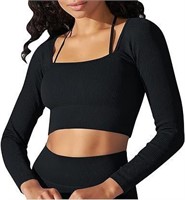 SZ M Sports Tops with Built in Bras