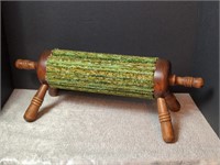 Mid Century Wooded Barrel Cylinder Rolling Pin