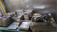 large kitchen storage pans lot