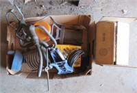 Garage items including spark plug wire set,
