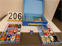 36 Assorted Cars Includes US Mail Truck And Case