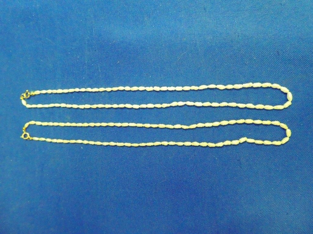 (2) Freshwater Pearl 16" Necklaces