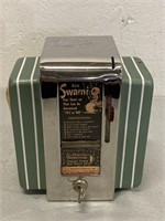 Vintage Ask Swami Coin Operated Napkin Dispenser